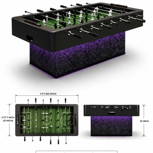 Mesa de Futbolín Interior Velar Premium, Elegante Unidad de Juego Familiar con Acabado de Madera, Mesa de Futbolín de Lujo Velar Eco, Verde Oscuro Moderno - Product Image 1