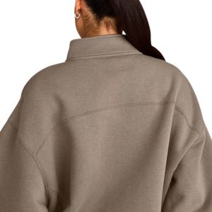 Womens Modern Sweatshirt Oversized Pullover <b>Long</b> <b>Sleeve</b> Crew Neck Soft Fleece Warm Casual <b>Top</b> Stylish Streetwear for Daily Wear - Product Image 4