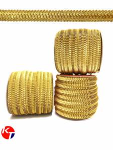 Cinta de encaje de poliéster 100% con lentejuelas pequeñas de 1 cm, estilo empresarial, para costura, 13 m, para disfraces, venta al por mayor - Product Image 6