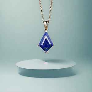 Anillo de Zafiro Azul, Anillo Apilable de Zafiro, Plata de Ley 925, Chapado en Oro de 14K, Corte Ovalado, Anillo Delicado - Product Image 2