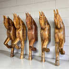 คอลเลกชันงานฝีมือที่ดีที่สุด ประติมากรรมสัตว์ทำมือ วาดด้วยมือ ไม้เนื้อแข็ง เป็นมิตรกับสิ่งแวดล้อม ทนทาน กันน้ำ แข็งแรง ศิลปะฮิมาลัยโบราณ - Product Image 2