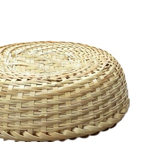 Cesta de Bambú Ecológica Redonda, Caja de Almacenamiento, Accesorios para el Hogar, Organizadores Tejidos, Juegos de Baño, Artículos Decorativos para el Hogar - Product Image 4
