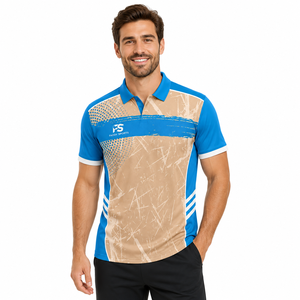 Custom Sublimation <b>Men</b> Sports <b>Polo</b> Shirt Quick Dry Breathable Short Sleeve Team Uniform Golf Tennis Jersey Wholesale Apparel - Product Image 3