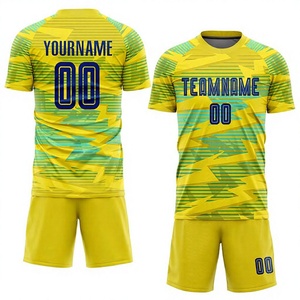 Wholesale Custom Football Jersey Set Short Black Red Soccer Uniform Sublimation Training Kit OEM Quick Dry Breathable 100% - Product Image 1