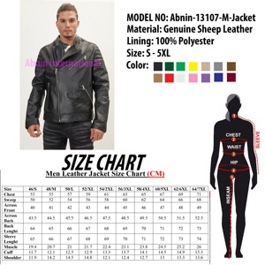 Veste en cuir d'agneau véritable de qualité supérieure pour homme, style streetwear, imperméable, coupe-vent, écologique, très vendue - Product Image 5