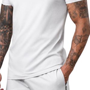 T-shirt en jersey pour homme, blanc, imprimé graphique, col rond, manches courtes, décontracté, streetwear, respirant, mode estivale - Product Image 4