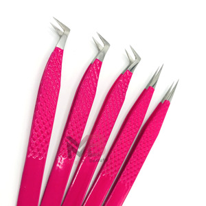 Pinzas para Extensión de Pestañas en Stock, Pinzas Resistentes Personalizadas para Extensión de Pestañas, Pinzas para Extensión de Pestañas de Color Personalizado - Product Image 3
