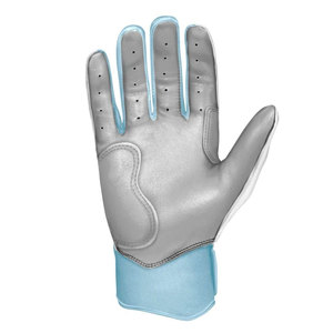 Gants de frappe de baseball de haute qualité en cuir véritable, couleur personnalisée, logo, fermeture auto-agrippante ambidextre, professionnels - Product Image 2