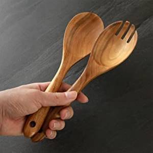 100% Best Quality Eco-Friendly Wood <b>Serving</b> <b>Spoon</b> with Long Handle Mirror Polish for Kitchen Restaurants Giveaways-Low Price - Product Image 1