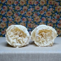 BUNGA KAYU SOLA VADEE SOLA WOOD FLOWER Buatan Tangan Ramah Lingkungan Klasik Bunga Peony Kayu Sola 8,5 CM Batang Serat Tanaman Sesbania Thailand