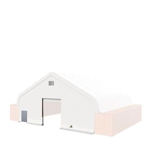 Kit Parete Anteriore per Container Shelter Serie Pro Dual Truss TMG DT5040CF con Porta in Acciaio e Porta Avvolgibile - Accessori per Tende TMG DT50CD - Product Image 1