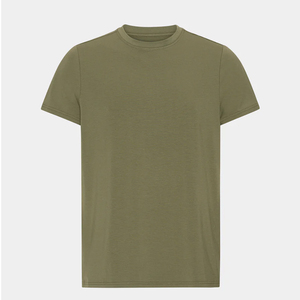 T-shirt à col rond pour homme, manches courtes, 100% coton, respirant et à séchage rapide, impression personnalisée sur le devant, coupe classique, vêtements décontractés d'été - Product Image 5