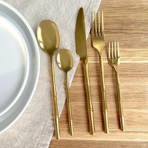 Decorative stainless steel cutlery set for <b>kitchen</b> dining <b>table</b> durable rust resistant polished finish modern stylish design - Product Image 6