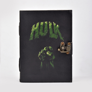 <b>A5</b> Powerful Green Monster <b>Diary</b> Notebook 100 Pages Lockable Journal | Action Graphic Design Creative Writing Premium Cover Gift - Product Image 1