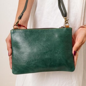 El más nuevo bolso cruzado de cuero genuino de grano completo al por mayor, bolso de cuero de vaca occidental para mujer, regalo personalizado de alta calidad - Product Image 2