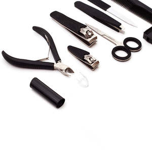 Kit Profesional de Manicura y Pedicura de Acero Inoxidable, Estuche de Viaje de Lujo de Alta Calidad, Cortaúñas 16 en 1, Color Personalizado ANAAIF - Product Image 3