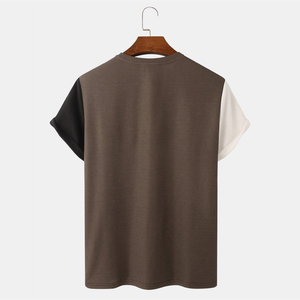 T-shirts personnalisés OEM coupe ajustée, haute qualité, couleur unie, séchage rapide, respirants, décontractés, faible MOQ, vente en gros - Product Image 2