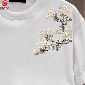 Camisetas de Manga Corta con Cuello Redondo, Holgadas, Ecológicas, para Mujer, Estampadas, Casuales, con Logotipo Personalizado - Product Image 6