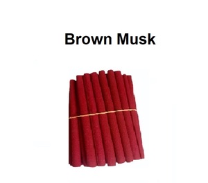 Bâtons d'encens de musc brun naturel Dhoop approvisionnement en gros au meilleur prix (rouge) - Product Image 1
