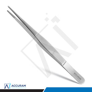 Pinzas de Disección Ergonómicas Accuram, Pinzas de Acero Inoxidable de 1.8 mm con Punta Serrada, Pinzas Quirúrgicas Dentales para Tejido, Pinzas Médicas con Certificación CE - Product Image 1