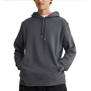 Custom 350 Grams 100% Cotton <b>Thick</b> Heavyweight <b>Fleece</b> <b>Men's</b> Winter Eco-Friendly Oversize Pullover Streetwear Hoodie High Quality - Product Image 1