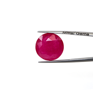 Rubis naturels de Bangkok, ronds calibrés de 17 mm, pierres précieuses de rubis naturelles facettées, prêtes à l'emploi pour la création de bijoux - Product Image 2