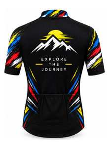 Nuevo Diseño de Jersey de Ciclismo con Estampado Personalizado, Camiseta de Ciclismo de Montaña Ecológica, Ropa de Ciclismo Profesional de Manga Corta - Product Image 6