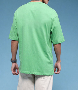 Camisetas de Hombre al por Mayor, Ligeras, Personalizadas, de Color Sólido, con Patrón Liso, Teñidas, de Secado Rápido, Transpirables, con Cuello Redondo y Manga Corta - Product Image 4