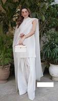 Robes décontractées pakistanaises pour femmes, Salwar Kameez Farshi Shalwar Kameez, en soie vintage respirante et écologique, longueur genou