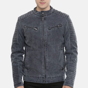 Wholesale Manufacturer Best Quality Men's <b>Biker</b> <b>Jacket</b> Top Selling Cheap Price Men's Leather <b>Jacket</b> With Your Logo - Product Image 1
