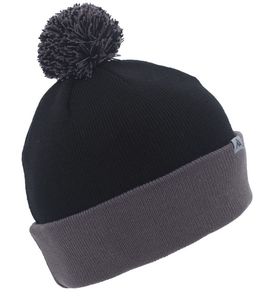 Wholesale Custom Grey Unisex Knit Cuffed <b>Beanies</b> Winter Cap Soft Warm <b>Beanie</b> Wool Blend Outdoor Sports Ear Protection Cap - Product Image 1