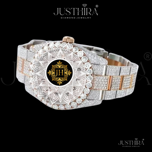 High Quality Quartz Movement Moissanite Diamond Watch for Women with Sapphire Crystal Dial Durable Stainless Steel Band - Product Image 2