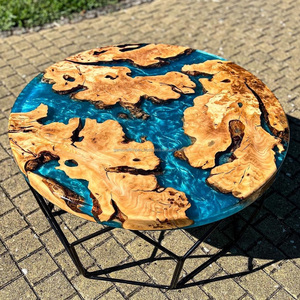 Hot sales Resin <b>Epoxy</b> <b>Table</b> <b>Top</b> Wood River Office <b>Table</b> <b>Epoxy</b> Resin Solid Wood clear River Dining <b>Table</b> Natural Wood <b>Epoxy</b> Resin - Product Image 3
