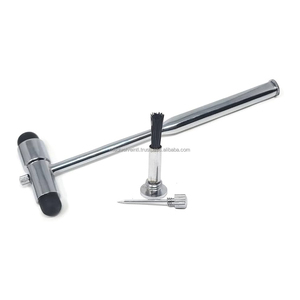 Martillo Reflejo Manual de Acero Inoxidable de Alta Calidad, Certificado CE ISO, OEM ODM, Venta al por Mayor, Herramienta de Diagnóstico Neurológico Clase I - Product Image 1