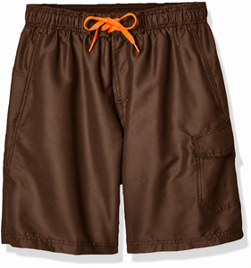 Short de bain homme coupe basse délavée, style boxer, avec poche arrière tendance, respirant, séchage rapide, longueur genou, fermeture à cordon de serrage - Product Image 3