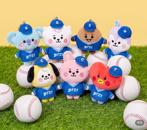 พวงกุญแจตุ๊กตาขายนิ้วมือ BTS BT21 รูปแบบเบสบอล ดนตรีป๊อป ซีดี พลาสติก กระดาษ ภาษาเกาหลี ทุกวัย ของสะสม KR BW-154 - Product Image 1