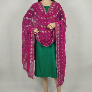 ผ้าคลุมไหล่ชีฟองปักลายแบบปากีสถาน AHE ยาว |   ผ้าคลุมศีรษะลายดอกไม้ประดับคริสตัลสไตล์ชาติพันธุ์ ระบายอากาศได้ดี ใช้ได้ทุกฤดู เหมาะสำหรับใส่กลางแจ้งและในชีวิตประจำวัน - Product Image 3