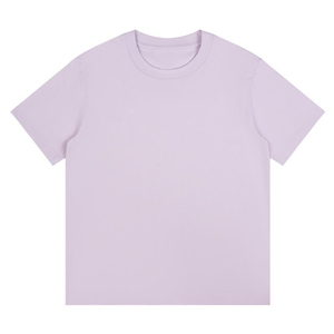Men's Plain Cotton T-Shirt Short Sleeve O-Neck Regular Fit Solid Color Casual Jersey Knitted Top - Product Image 2