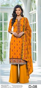 Shalwar kameez pakistaní de alta calidad, shalwar kameez pakistaní importado de calidad, trajes de tela de algodón para damas, trajes de tela de algodón bordados. - Product Image 2