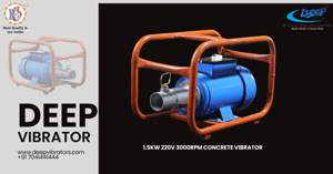 เครื่องสั่นสะเทือนภายนอกแบบใช้เครื่องยนต์ 400.15 โวลต์ 1090 เฮิรตซ์ ระบบบดอัดสำหรับงานก่อสร้างกำลังสูง - Product Image 6