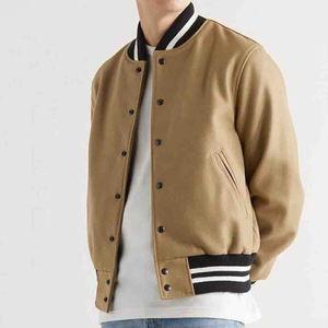 Chaqueta Varsity al por mayor, chaquetas personalizadas para hombre, ropa urbana, moda universitaria, chaqueta bomber de béisbol con letras, para hombre - Product Image 1