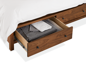 Wholesale Modern Mission Solid Wood <b>Bed</b> | Architectural Lattice Grid Pattern <b>Platform</b> <b>Bed</b> - Product Image 3
