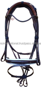 Banda de cejas de cristal de cuero de alta calidad Accesorio de brida de caballo Premium - Product Image 2