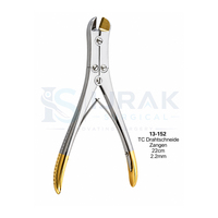 Ciseaux à fil TC 22 cm 2,2 mm Instrument chirurgical orthopédique Classe I