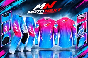 Kit de motocross imprimé par sublimation, dernière conception 2026, meilleure qualité, fabriqué en usine, respirant et coupe-vent, en vente en ligne - Product Image 2