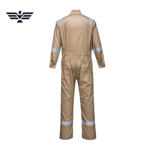 Overol de Trabajo Unisex Personalizado de Nailon FR Reflectante e Impermeable, Resistente a las Llamas, de Alta Visibilidad, Protección Industrial, OEM - Product Image 2