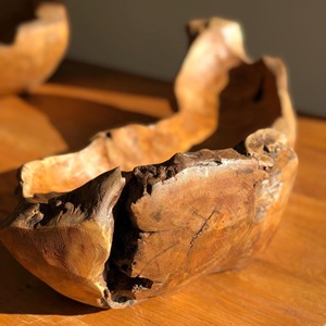 Cuenco de Madera Artesanal para Cocina, Cuenco de Madera Hecho a Mano con Técnica de Tallado para Ensaladas y Fiestas, Directamente de los Fabricantes - Product Image 2