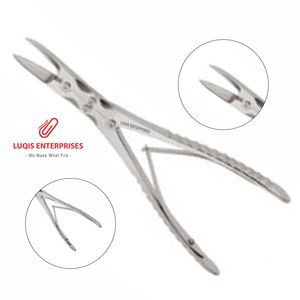 Tijeras Nasales Obwegeser, Instrumento Quirúrgico Dentado de Acero Inoxidable, Herramienta de Corte de Precisión para Rinoplastia ORL - Product Image 1