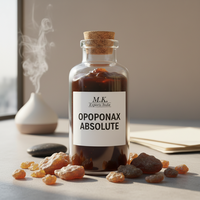 Huile de Résine d'Opoponax Absolue de Haute Qualité, Ingrédient Naturel de Base pour Parfums Balsamiques et Produits d'Aromathérapie de Luxe