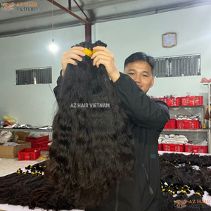 Venta al por mayor superior 100% extensiones de cabello humano vietnamita Virgen sin procesar paquetes para la fabricación de pelucas - Product Image 3